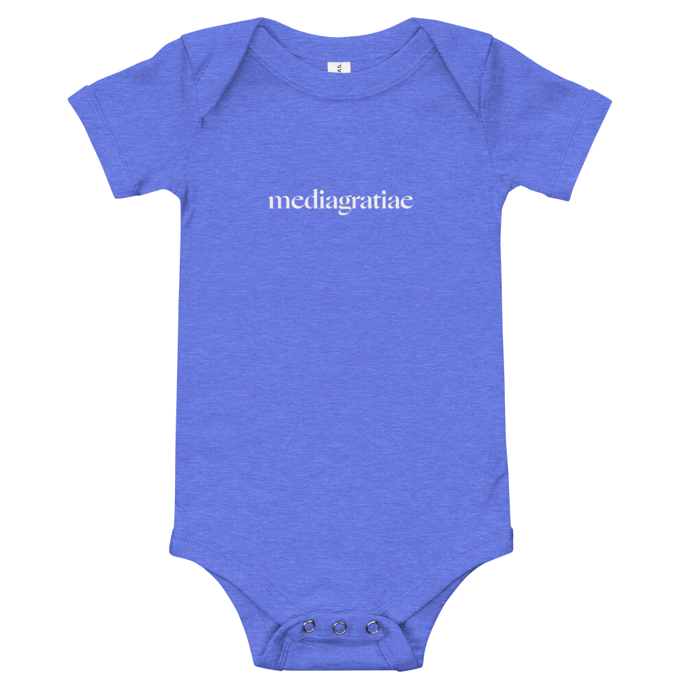 Baby Original Media Gratiae Logo Onesie