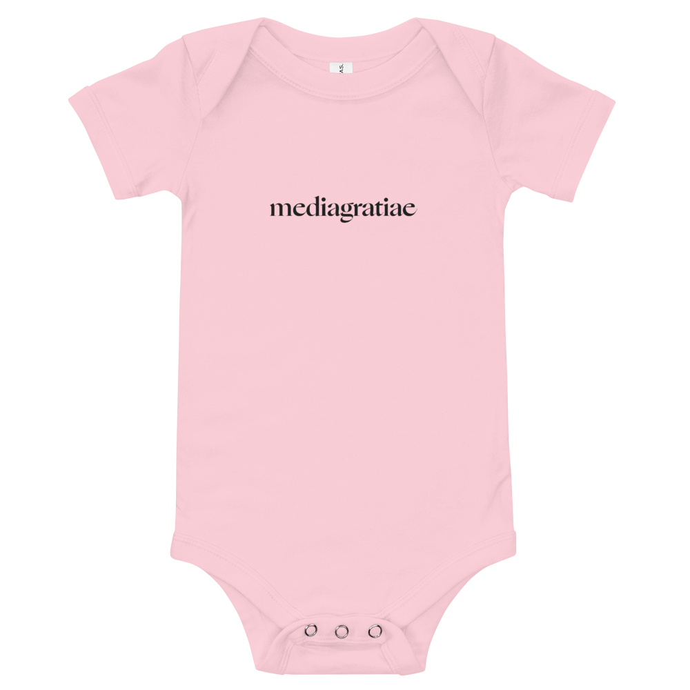 Baby Original Media Gratiae Logo Onesie