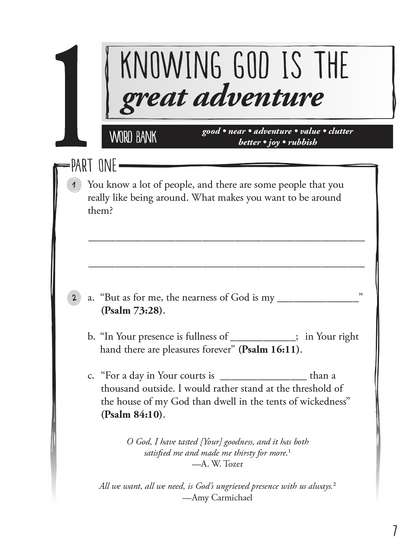 Behold Your God: Seeking Him Early Level 3 Student Workbook PDF