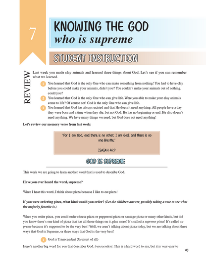 Behold Your God: Seeking Him Early Level 1 Teacher's Kit PDF