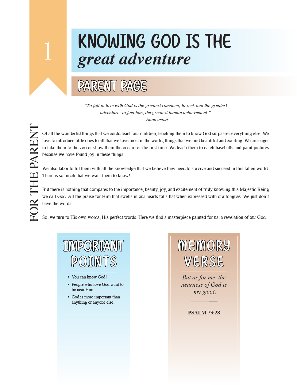Behold Your God: Seeking Him Early Level 1 Teacher's Kit PDF