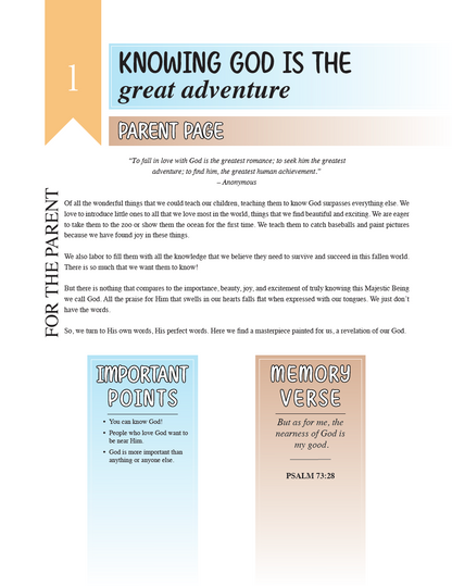 Behold Your God: Seeking Him Early Level 1 Teacher's Kit PDF