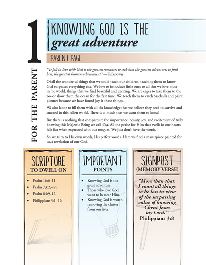 Behold Your God: Seeking Him Early Level 2 Teacher's Kit PDF