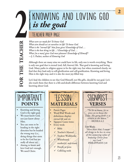 Behold Your God: Seeking Him Early Level 3 Teacher's Kit PDF