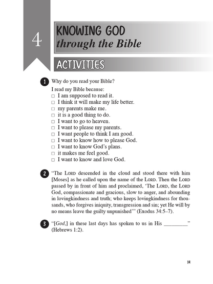 Behold Your God: Seeking Him Early Level 2 Student Workbook PDF