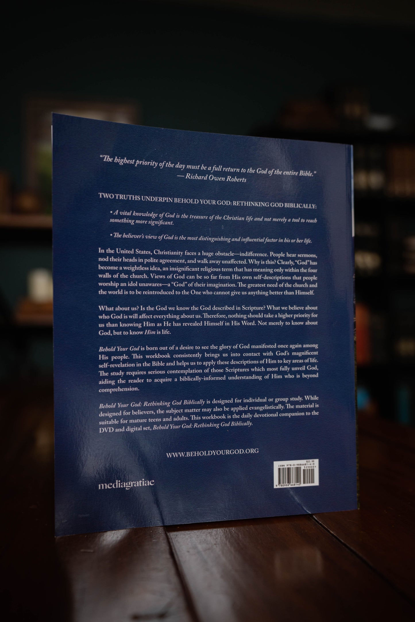 Behold Your God: Rethinking God Biblically — 20 Workbooks