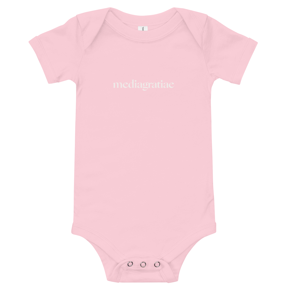 Baby Original Media Gratiae Logo Onesie