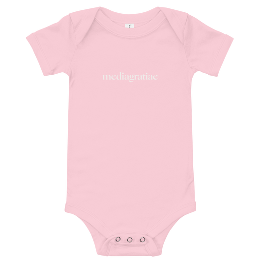 Baby Original Media Gratiae Logo Onesie