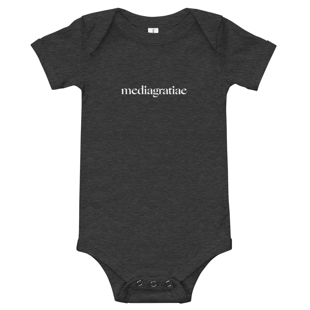 Baby Original Media Gratiae Logo Onesie