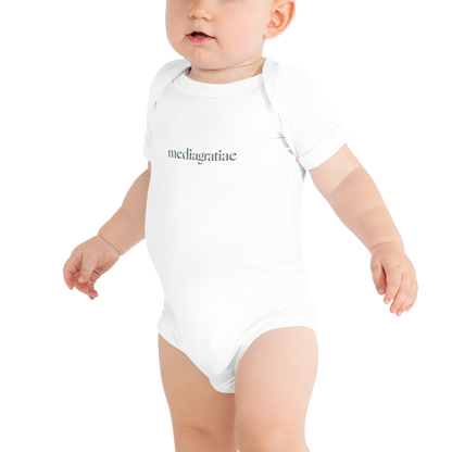 Baby Original Media Gratiae Logo Onesie