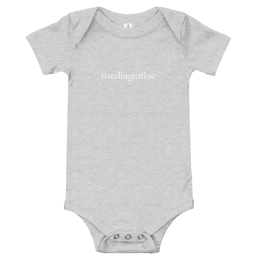 Baby Original Media Gratiae Logo Onesie