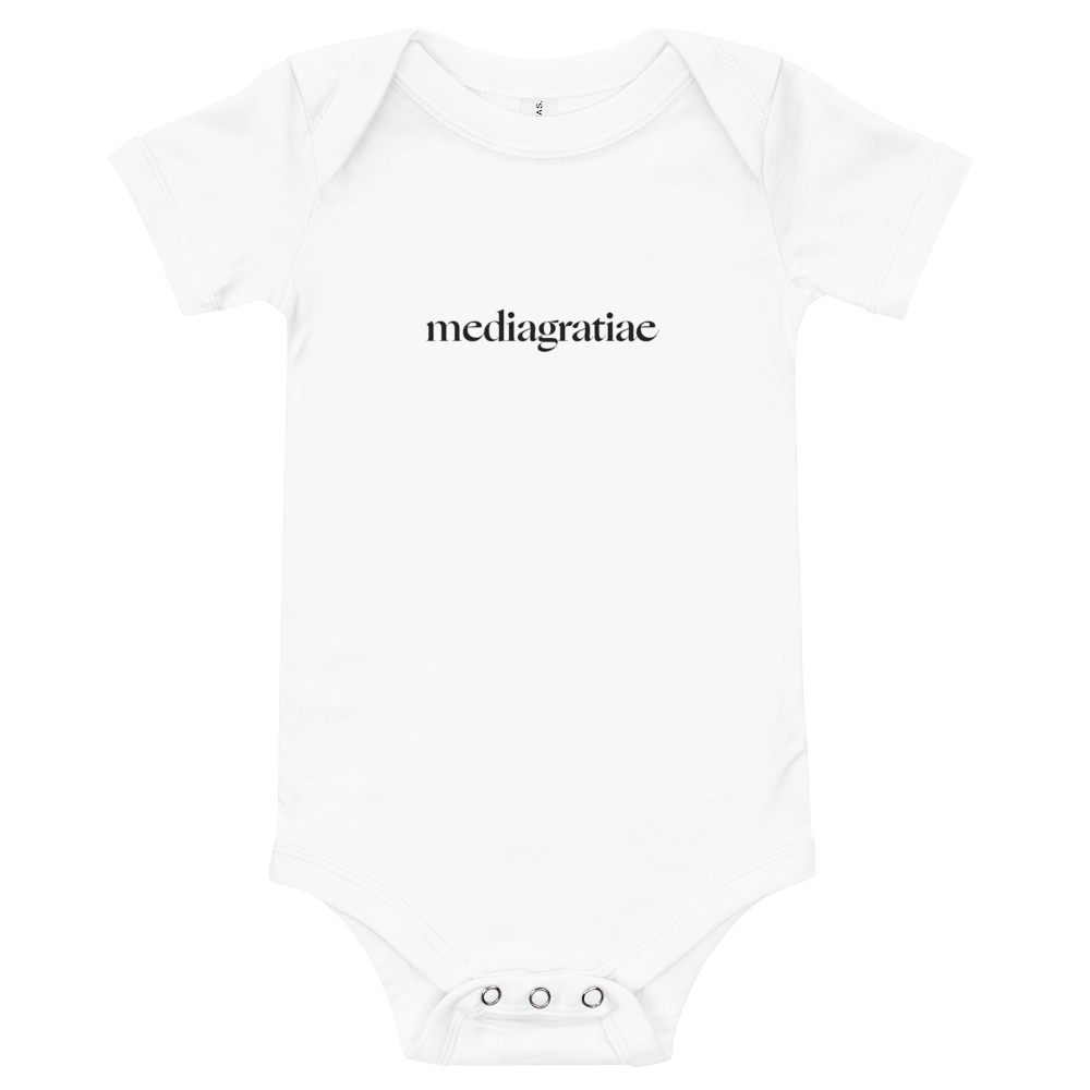 Baby Original Media Gratiae Logo Onesie