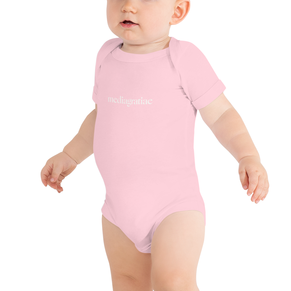 Baby Original Media Gratiae Logo Onesie