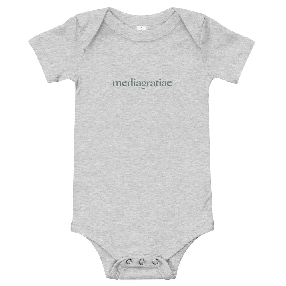 Baby Original Media Gratiae Logo Onesie