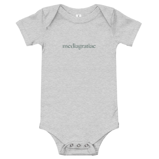 Baby Original Media Gratiae Logo Onesie